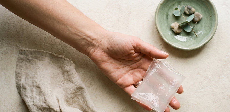 Paso 3: la mascarilla se vuelve transparente al absorberse