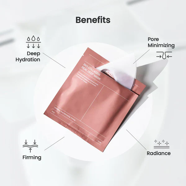 Pack de mascarillas de bio-colágeno con sus beneficios